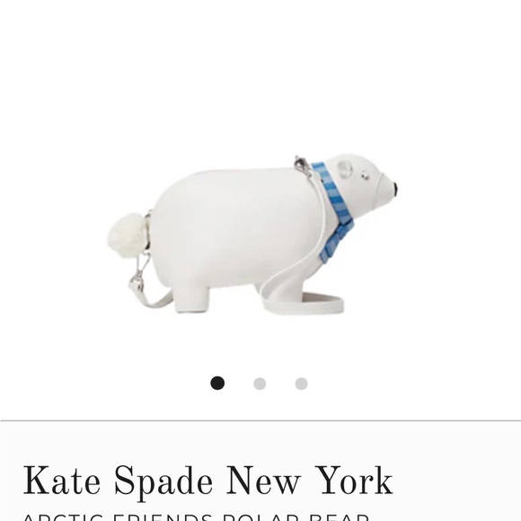 Kate Spade ARCTIC FRIENDS POLAR BEAR CROSSBODY BAG - Picture 6 of 8